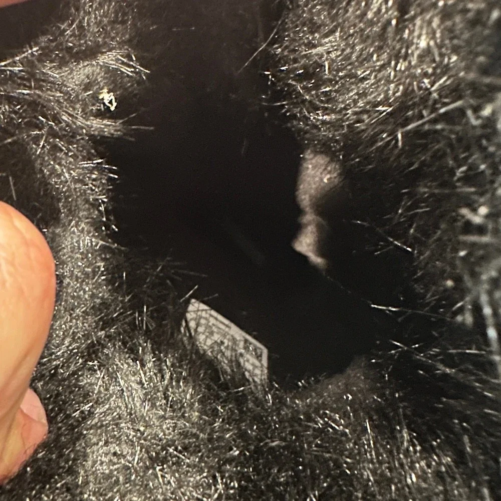 Sorel Tofino II Black Faux Fur Waterproof Winter Boots NY2419-010 Womens 5